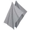 KELA Utěrka na nádobí CAJA 2 ks 55%bavlna/45%bambus šedá 70x50 cm