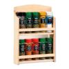 KESPER 13134 Police na koření s naplněnými sklenicemi 10 ks, 32 x 23 x 6 cm, bambus KESPER 13134 Police na koření s naplněnými sklenicemi 10 ks, 32 x 23 x 6 cm, bambus