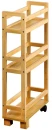KESPER 24860 Regál s kolečky 15 x 74 x 36 cm, bambus