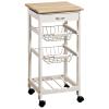 KESPER 25814 Kuchyňský vozík s pracovní deskou 77 x 36 x 36 cm