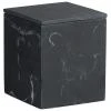 KESPER Úložný box pryskyřicový černý 10,5 x 8,5 x 8,5 cm