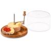 KESPER 58621 Kráječ na sýr [34]Tete de Moine[34] s víkem, Ø 22 cm, bambus