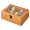 KESPER Organizér na čaje bambusový 6 přihrádek 21,5 x 15 x 8,5 cm KESPER Organizér na čaje bambusový 6 přihrádek 21,5 x 15 x 8,5 cm