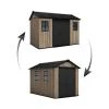 Keter Zahradní domek Apex 7,5 x 11 Ashwood, s podlahou Keter Zahradní domek Apex 7,5 x 11 Ashwood, s podlahou