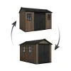 Keter Zahradní domek Apex 7,5 x 11 Walnut, s podlahou Keter Zahradní domek Apex 7,5 x 11 Walnut, s podlahou