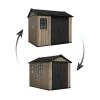 Keter Zahradní domek Apex 7,5 x 9 Ashwood, s podlahou Keter Zahradní domek Apex 7,5 x 9 Ashwood, s podlahou