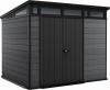 Keter Zahradní domek Cortina 9x7 grafitový, s podlahou