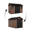 Keter Zahradní domek Newton Plus wide 11x7,5 hnědý, s podlahou