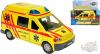 Kids globe Ambulance auto kovové 14 cm PB sanitka se zvukem a světlem