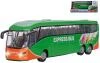Kids globe Autobus kovový zpětný chod na baterie Světlo Zvuk