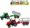 Kids globe Traktor kov set s vlečkou na baterie Světlo Zvuk různé druhy
