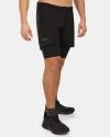 Kilpi Braga-M BLK Černé pánské běžecké kraťasy Kilpi Braga-M BLK Černé pánské běžecké kraťasy