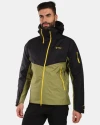 KILPI METRIX-M Zelená pánská nepromokavá outdoorová bunda POUZE XL (VÝPRODEJ)