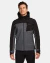 KILPI RAVIO-M Tmavě šedá pánská softshellová bunda POUZE 5XL (VÝPRODEJ)