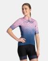 KILPI RITAEL-W Světle růžový dámský cyklistický dres