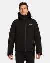 KILPI TURNAU-M Černá pánská lyžařská bunda POUZE 3XL (VÝPRODEJ)