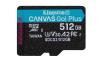 Kingston 512GB microSDXC Canvas Go Plus Gen4 200MB/s A2 U3 V30 Card bez adaptéru Kingston 512GB microSDXC Canvas Go Plus Gen4 200MB/s A2 U3 V30 Card bez adaptéru