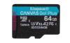 Kingston 64GB microSDXC Canvas Go Plus Gen4 200MB/s A2 U3 V30 Card bez adapteru Kingston 64GB microSDXC Canvas Go Plus Gen4 200MB/s A2 U3 V30 Card bez adapteru