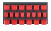 KISTENBERG Závěsný panel s 20 boxy na nářadí ORDERLINE 800x165x400