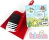 Klein Uklízecí set červený plastový smetáček a lopatka Klein Uklízecí set červený plastový smetáček a lopatka