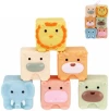 Kostky soft měkké baby zvířátka pískací do vody set 6ks pro miminko Kostky soft měkké baby zvířátka pískací do vody set 6ks pro miminko