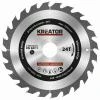 Kreator Pilový kotouč KRT020416 na dřevo 190mm, 24T Kreator Pilový kotouč KRT020416 na dřevo 190mm, 24T
