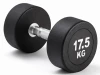 Kubisport Jednoruční činka 17,5 kg oválná černá Kubisport Jednoruční činka 17,5 kg oválná černá