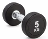 Kubisport Jednoruční činka 5 kg oválná černá Kubisport Jednoruční činka 5 kg oválná černá