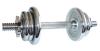 Kubisport Nakládací jednoruční činka 7 kg chromová - 25 mm