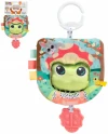 Lamaze Baby knížka textilní žabička Finlee s kousátkem pro miminko