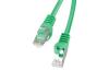 LANBERG Patch kabel CAT.6 FTP 15M zelený Fluke Passed