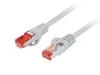 Lanberg Patch kabel CAT 6 S-FTP, AWG 26/7, LSZH, měď, šedý, 10m