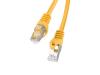 LANBERG Patch kabel cat6 FTP 15m žlutý Fluke Passed