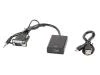 Lanberg VGA(M)+MINIJACK 3,5MM(M)-gtHDMI(F) ADAPTÉROVÝ KABEL 20CM ČERNÝ Lanberg VGA(M)+MINIJACK 3,5MM(M)-gtHDMI(F) ADAPTÉROVÝ KABEL 20CM ČERNÝ