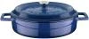 LAVA Metal LVYST24K2BLU modrý litinový kastrol Ø 24 cm, 2,4 l