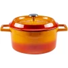LAVA Metal oranžový litinový hrnec, průměr 24 cm, 4,5 l LAVA Metal oranžový litinový hrnec, průměr 24 cm, 4,5 l