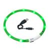 LED obojek dobíjecí Karlie, zelená 75 cm