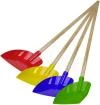 Lena Lopata plastová s dřevěným úchytem 60cm 4 barvy 5477 Lena Lopata plastová s dřevěným úchytem 60cm 4 barvy 5477