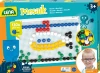 Lena Mozaika klobouček hladký 1,5cm set 120ks s podložkou