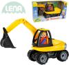 Lena Truckies bagr 25cm set baby autíčko + panáček 01621 plast