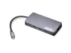 Lenovo Dock CONS - 150 - USB-C Travel (100W max), 1x USB-C, 3x USB-A, 1x HDMI, 1x VGA, 1x RJ45, 1x TF/SD čtečka