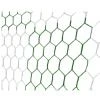 LEÓN DE ORO Football HEX M120 fotbalová síť bílá-zelená LEÓN DE ORO Football HEX M120 fotbalová síť bílá-zelená