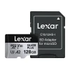 Lexar High-Performance Silver Plus microSDXC 128GB paměťová karta s adaptérem Lexar High-Performance Silver Plus microSDXC 128GB paměťová karta s adaptérem