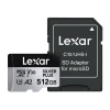 Lexar High-Performance Silver Plus 512GB microSDXC paměťová karta + adaptér Lexar High-Performance Silver Plus 512GB microSDXC paměťová karta + adaptér