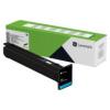 Lexmark Toner pro CS963, CX961, CX962, CX963, Cyan, 46 900 stran Lexmark Toner pro CS963, CX961, CX962, CX963, Cyan, 46 900 stran