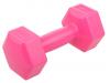 Lifefit Vinylová činka 1 x 1 kg růžová