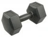 Lifefit Vinylová činka 1 x 4 kg tm. šedá Lifefit Vinylová činka 1 x 4 kg tm. šedá
