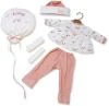 Llorens Oblečení pro panenku miminko New Born 40-42cm s polštářkem M740-96 Llorens Oblečení pro panenku miminko New Born 40-42cm s polštářkem M740-96