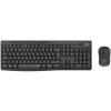 Logitech klávesnice s myší Wireless Silent Combo MK295, DE, silent, grafitová