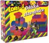 Lori 004 Stavebnice polytechnická 100 dílků plast v krabici 4